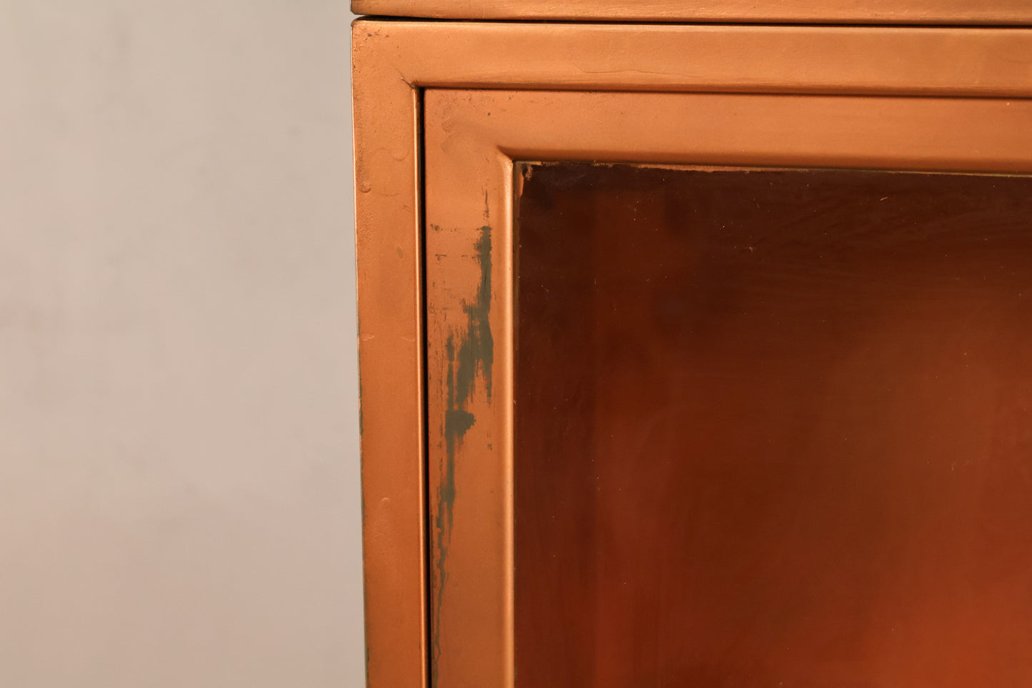 Copper-Painted 3-Tier Barrister Bookcase - ONLINE ONLY