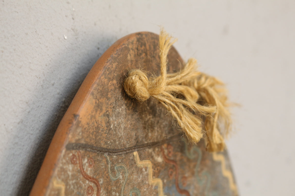 Peruvian Ceramic Wall Pocket
