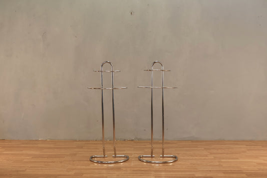 Deco Chrome Towel Stand