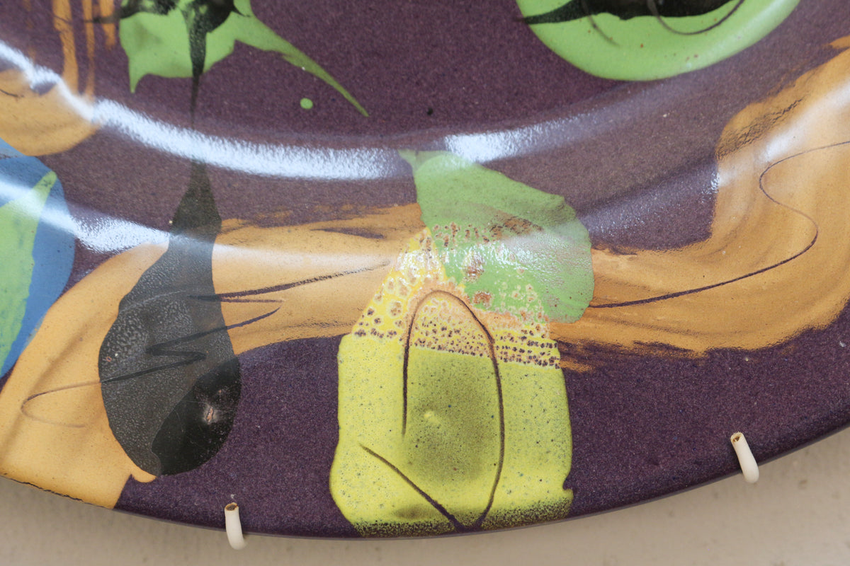 "Fifty-Fifty" D. Lasser Decorative Platter