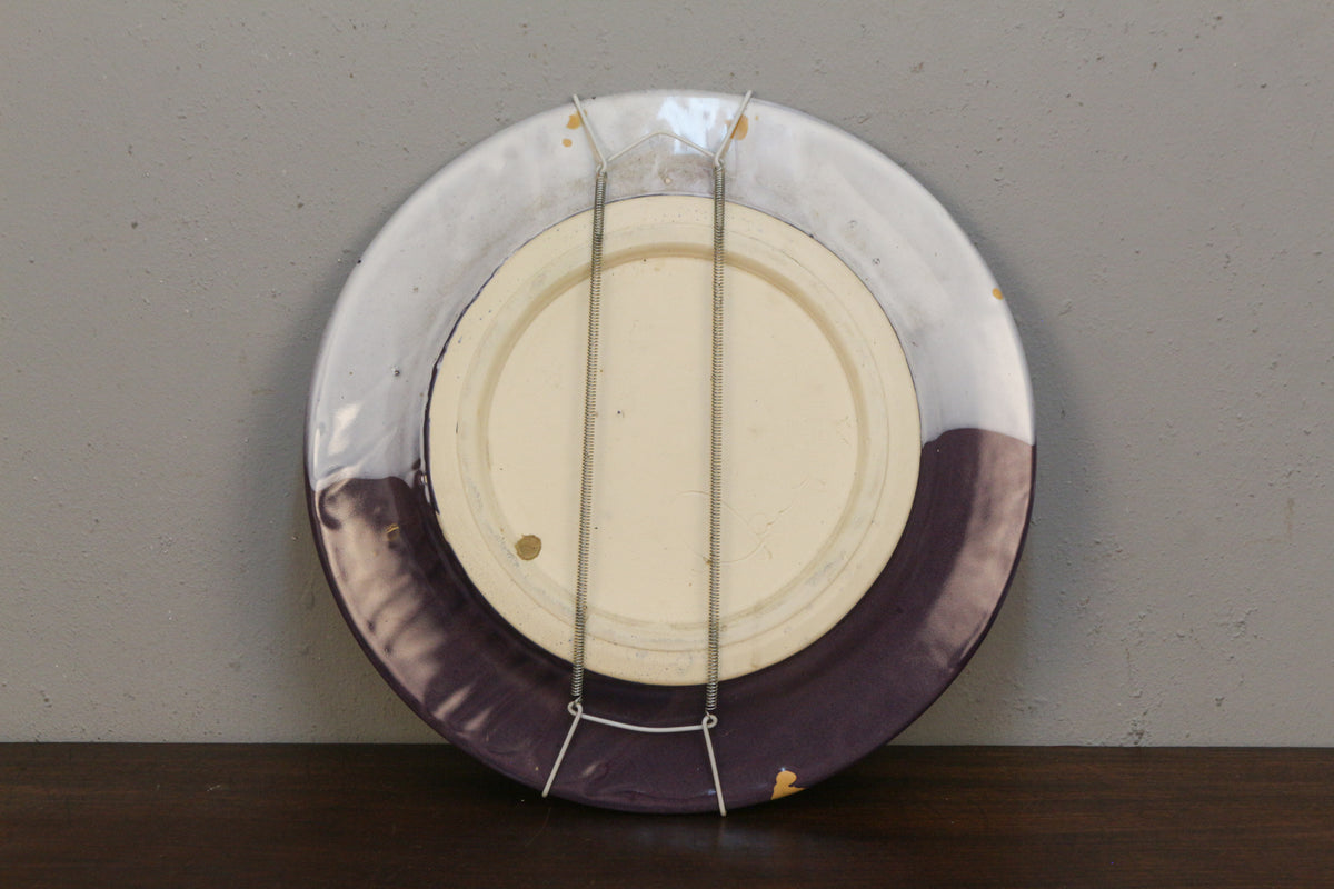 "Fifty-Fifty" D. Lasser Decorative Platter