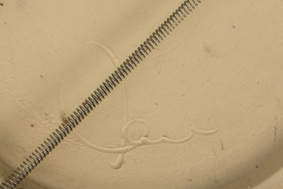 "Fifty-Fifty" D. Lasser Decorative Platter