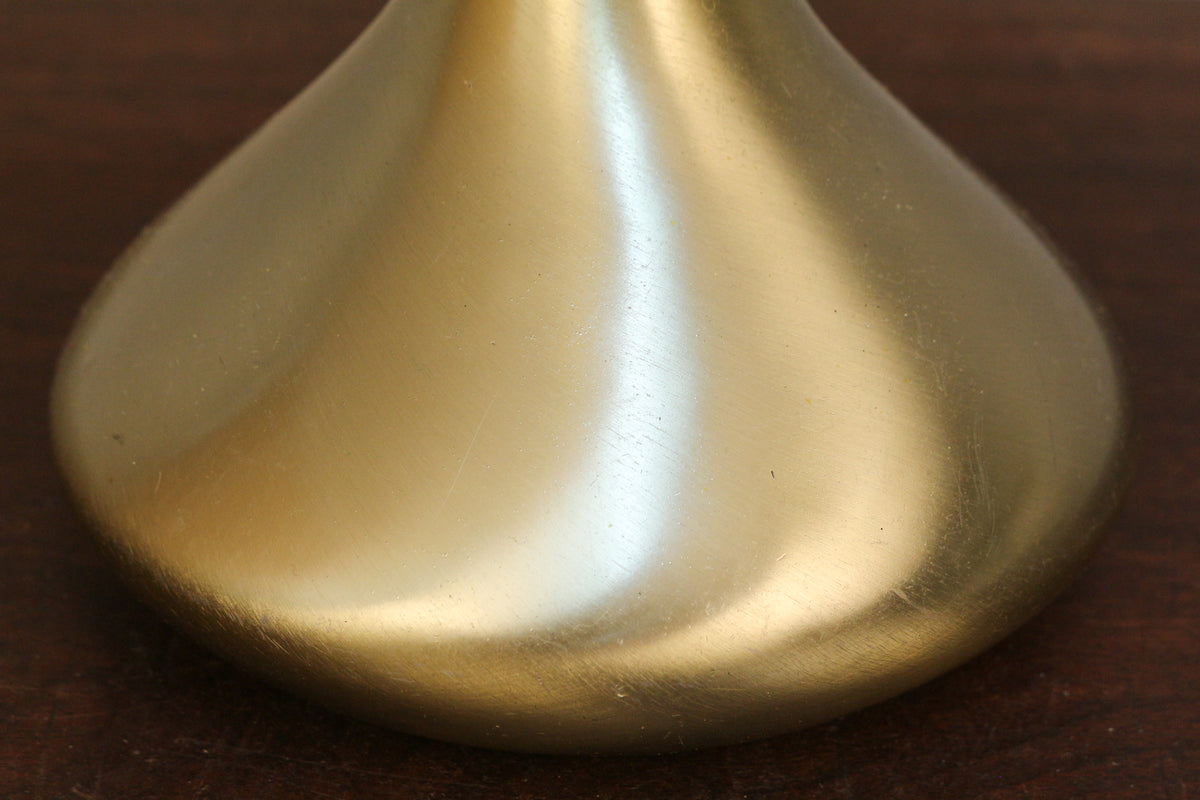 Mid Century Brushed Metal Table Lamp