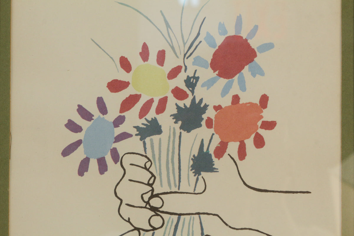 "Bouquet of Peace" Pablo Picasso Print