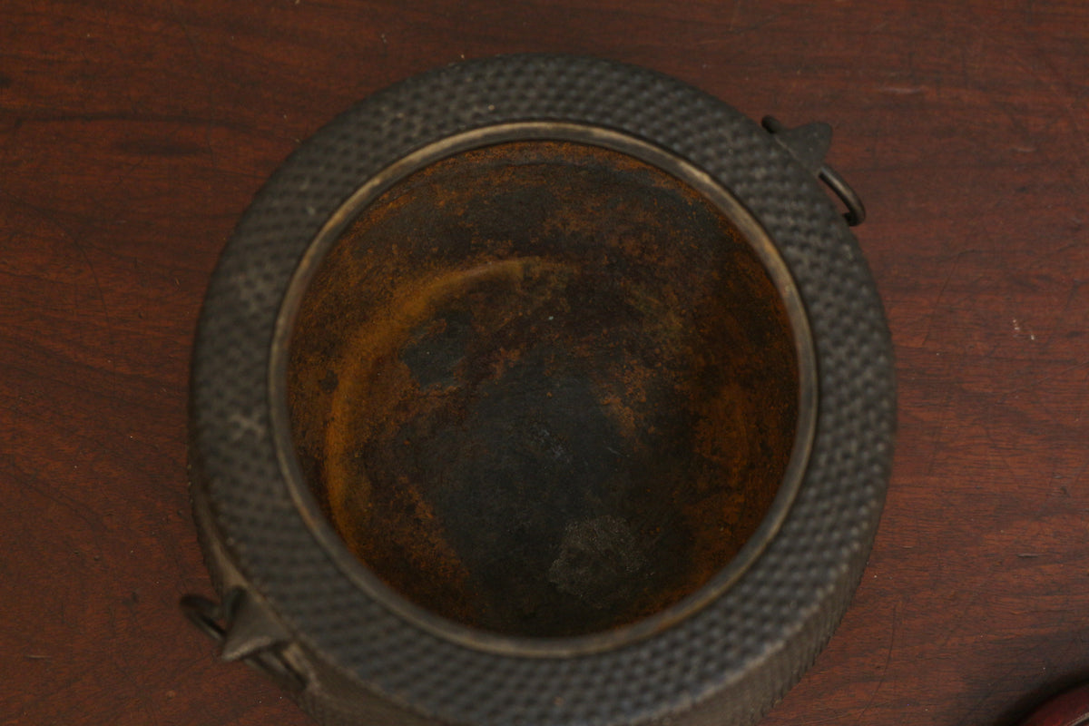 Japanese Cast Iron Ceremonial Tea Kettle