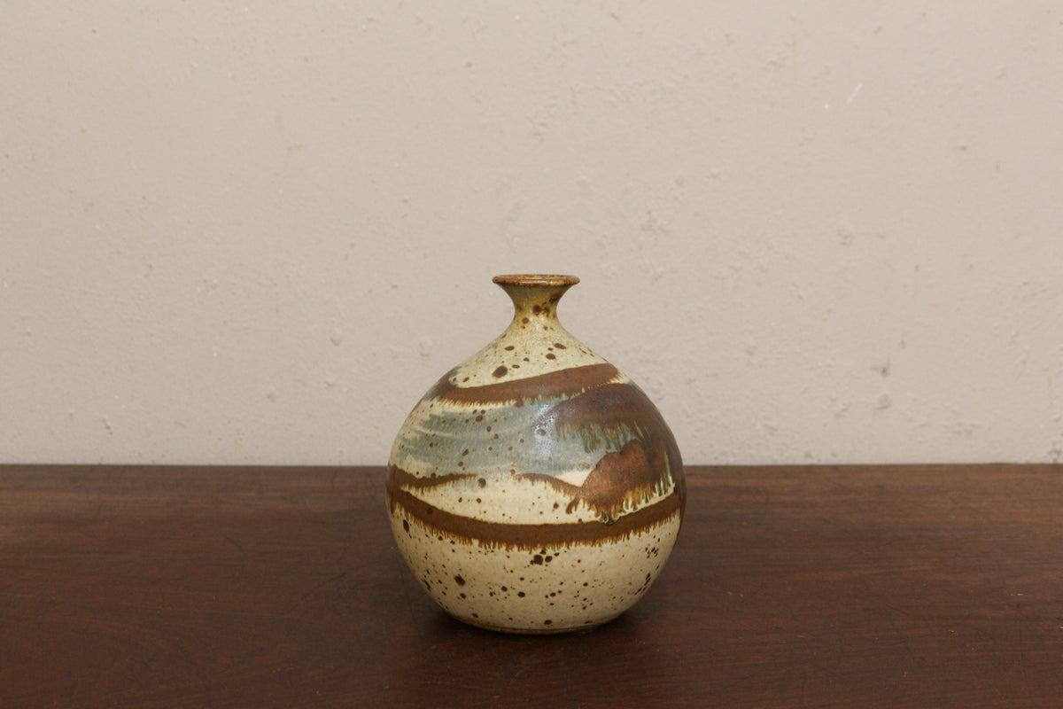 Small Ceramic Earthtone Vase