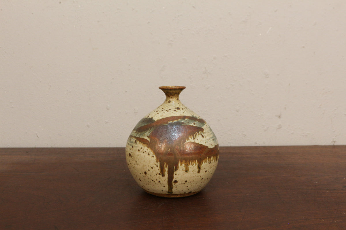 Small Ceramic Earthtone Vase