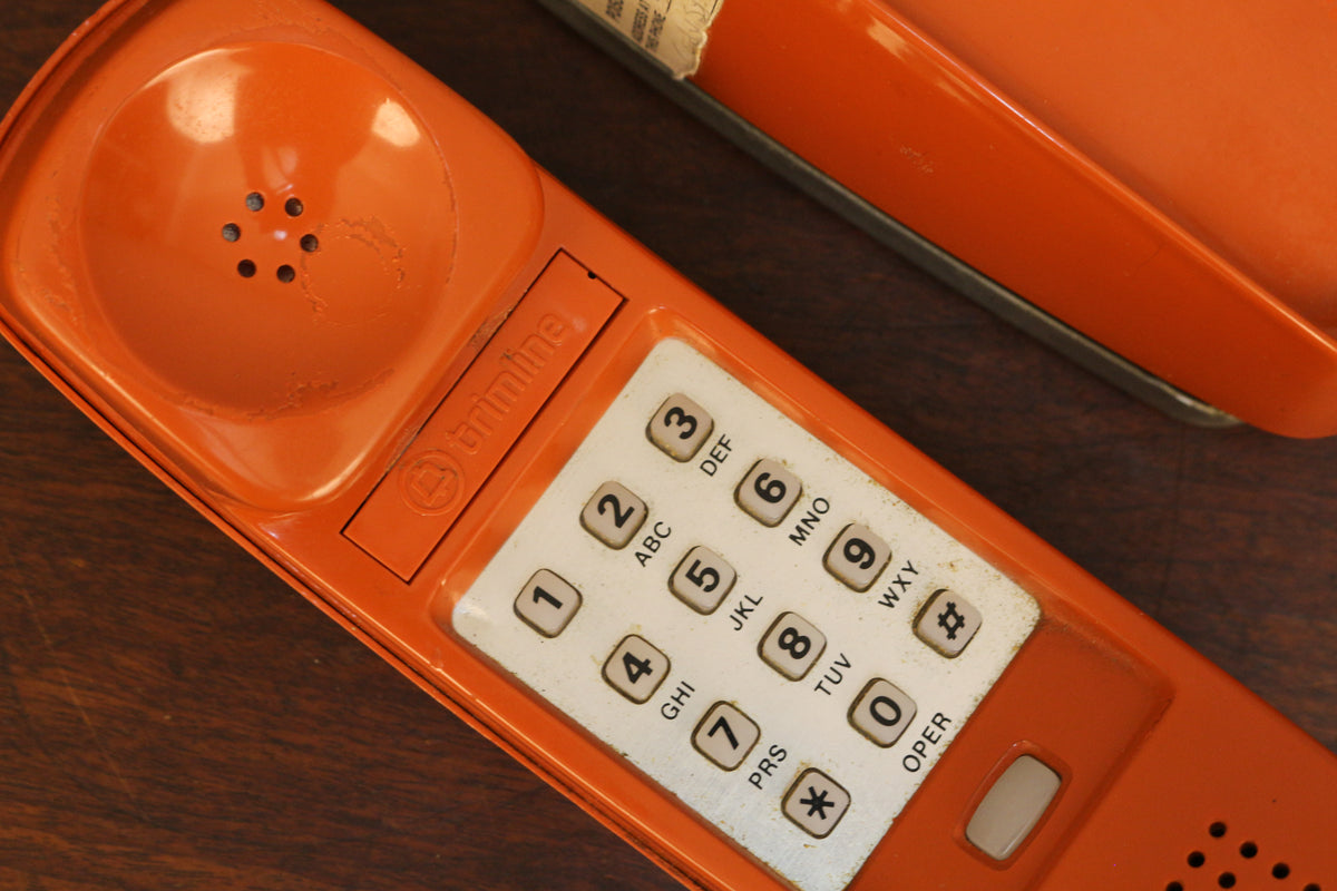 Orange Trimline Touchtone Phone