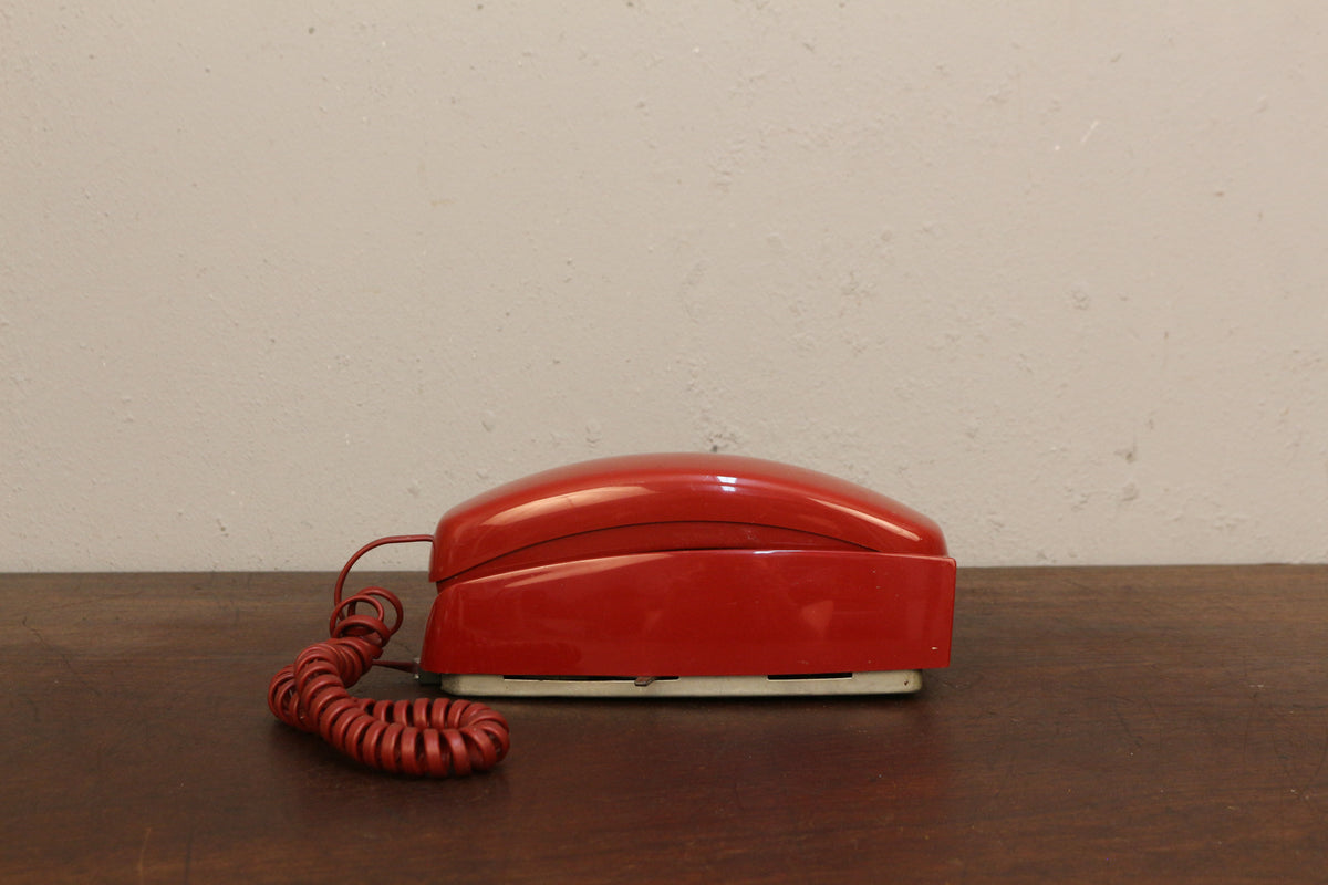 Red Trimline Touchtone Phone