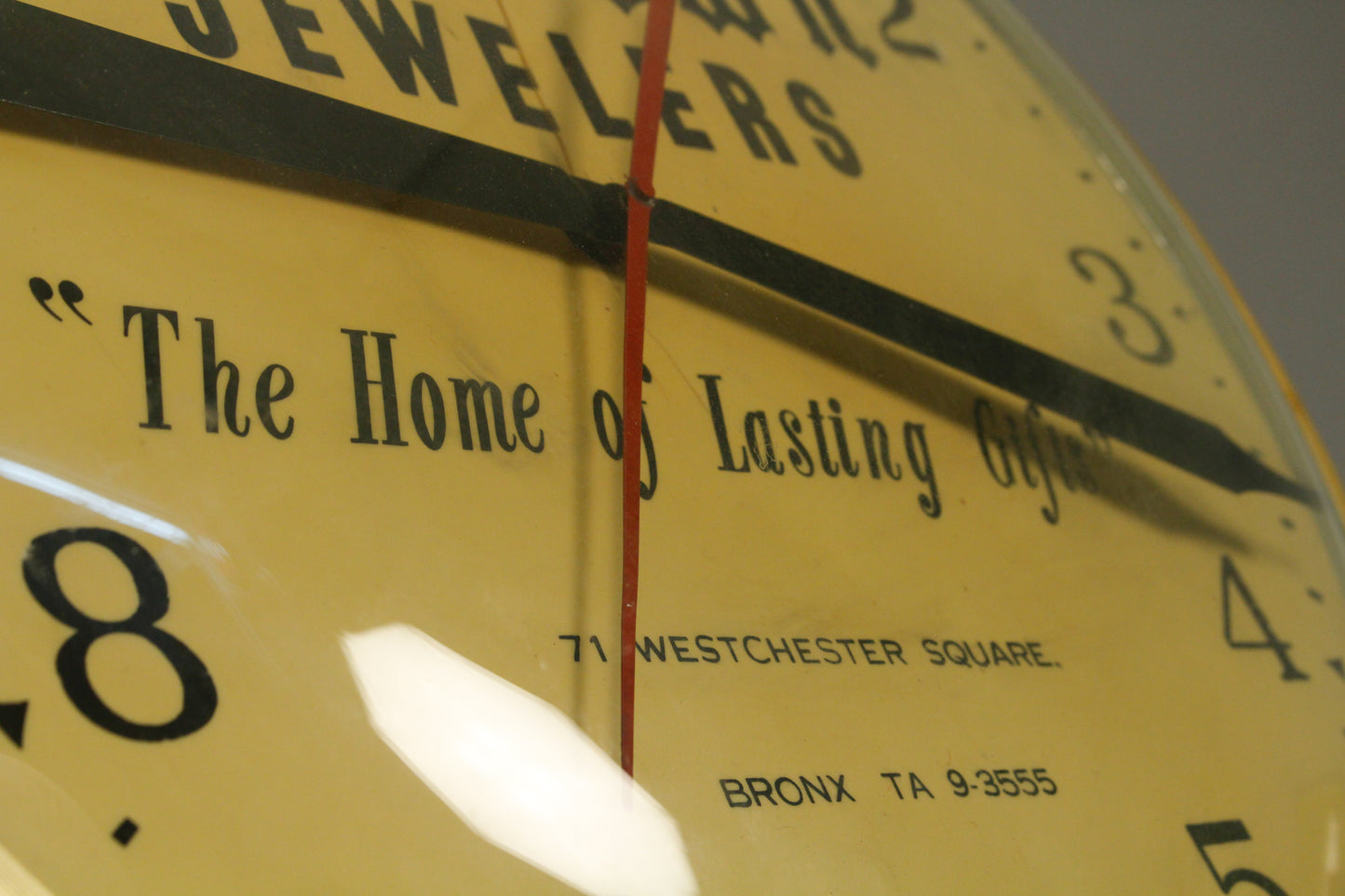 B. Brown Jewelers Illuminated Wall Clock