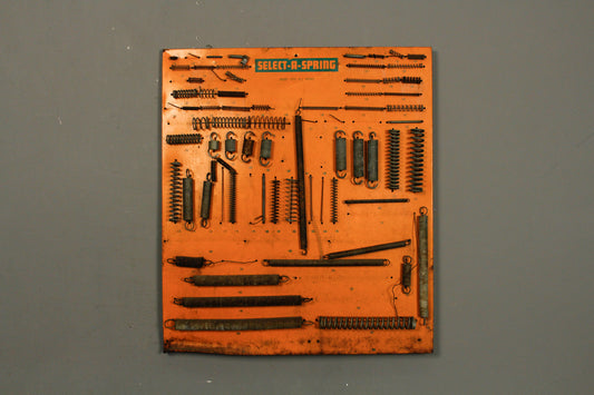 "Select-A-Spring" Hardware Sign