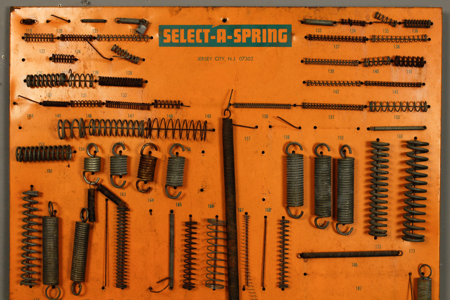 "Select-A-Spring" Hardware Sign