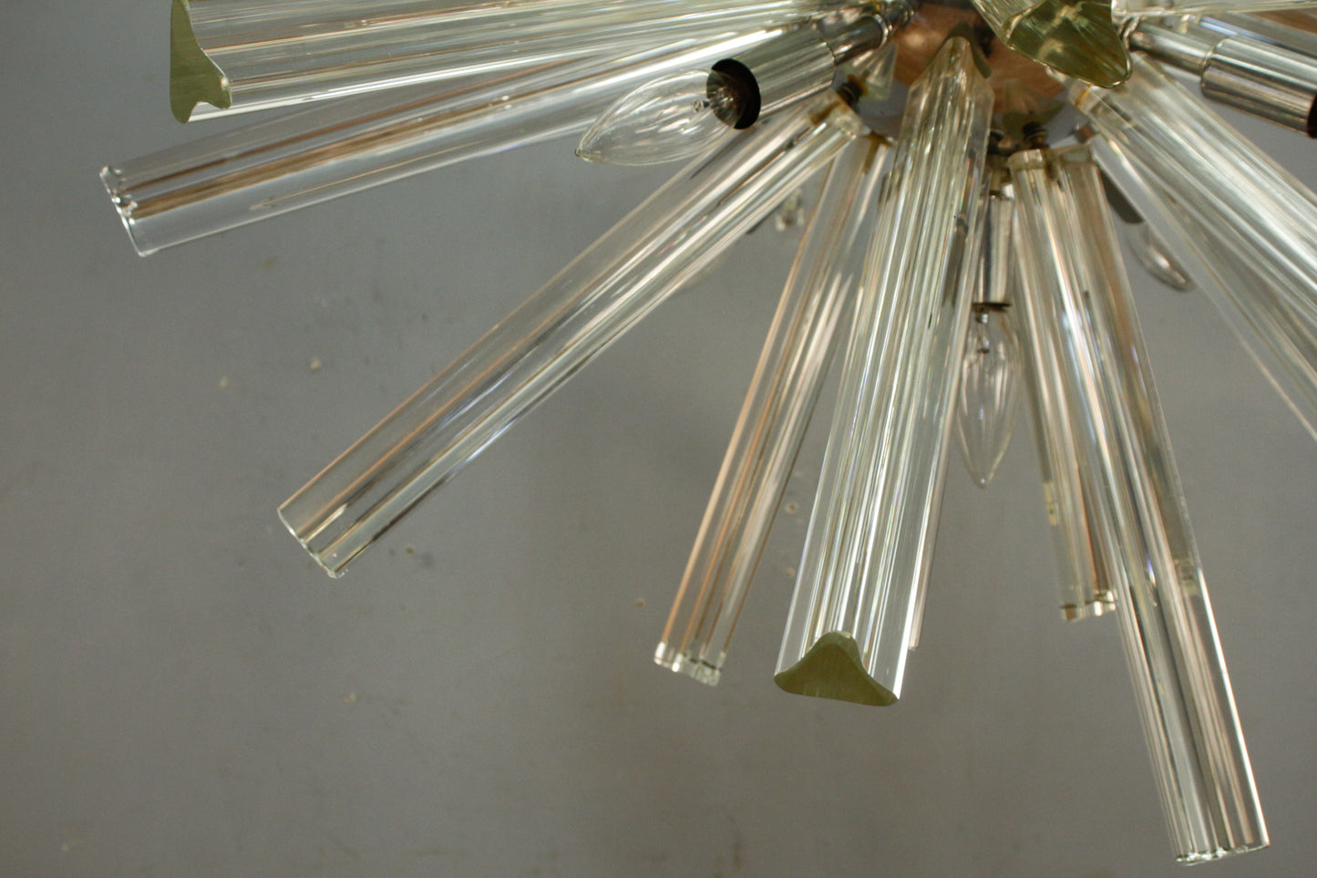 Chrome & Glass Sputnik Chandelier - ONLINE ONLY