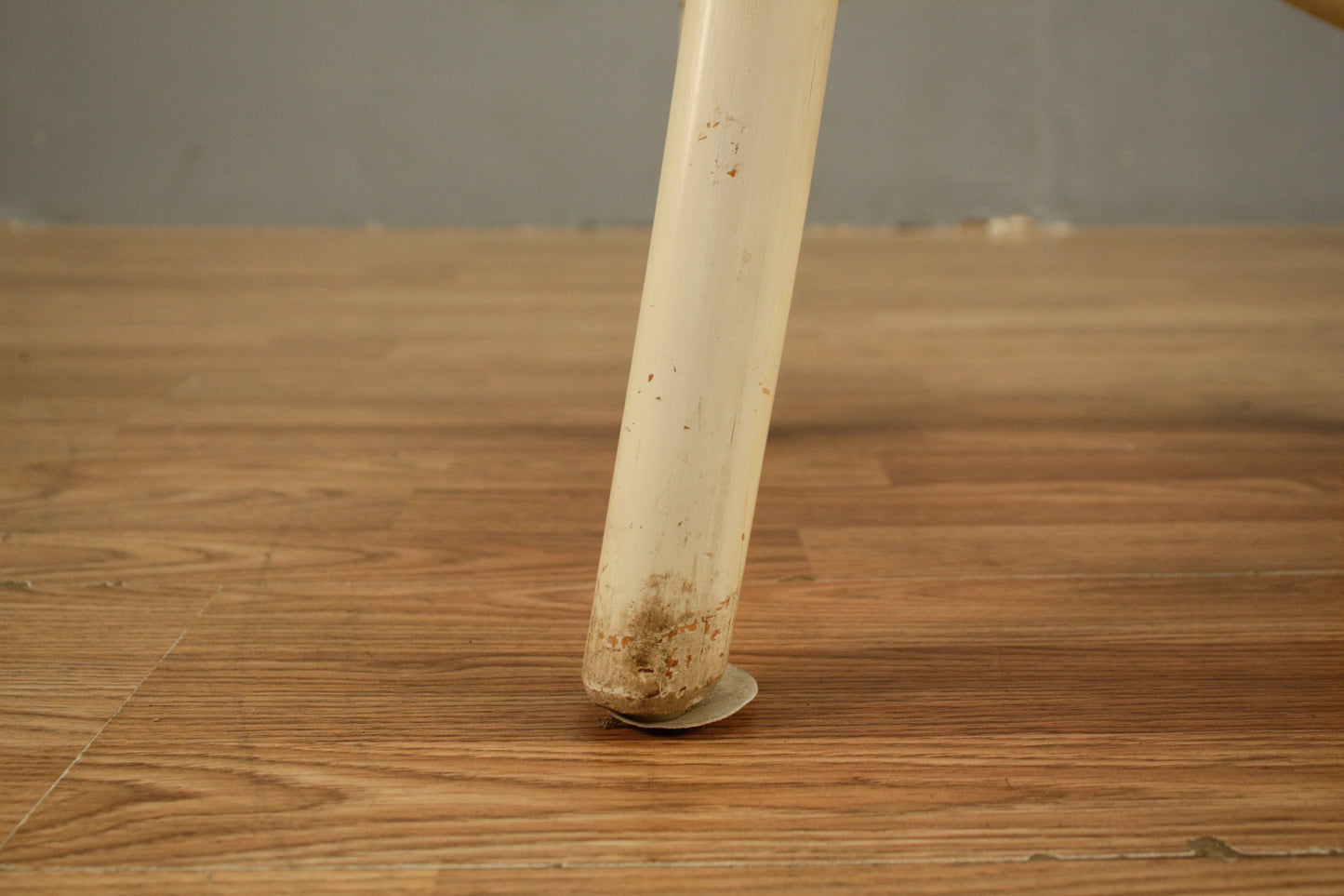 White Bamboo & Bayou Striped Bar Stool
