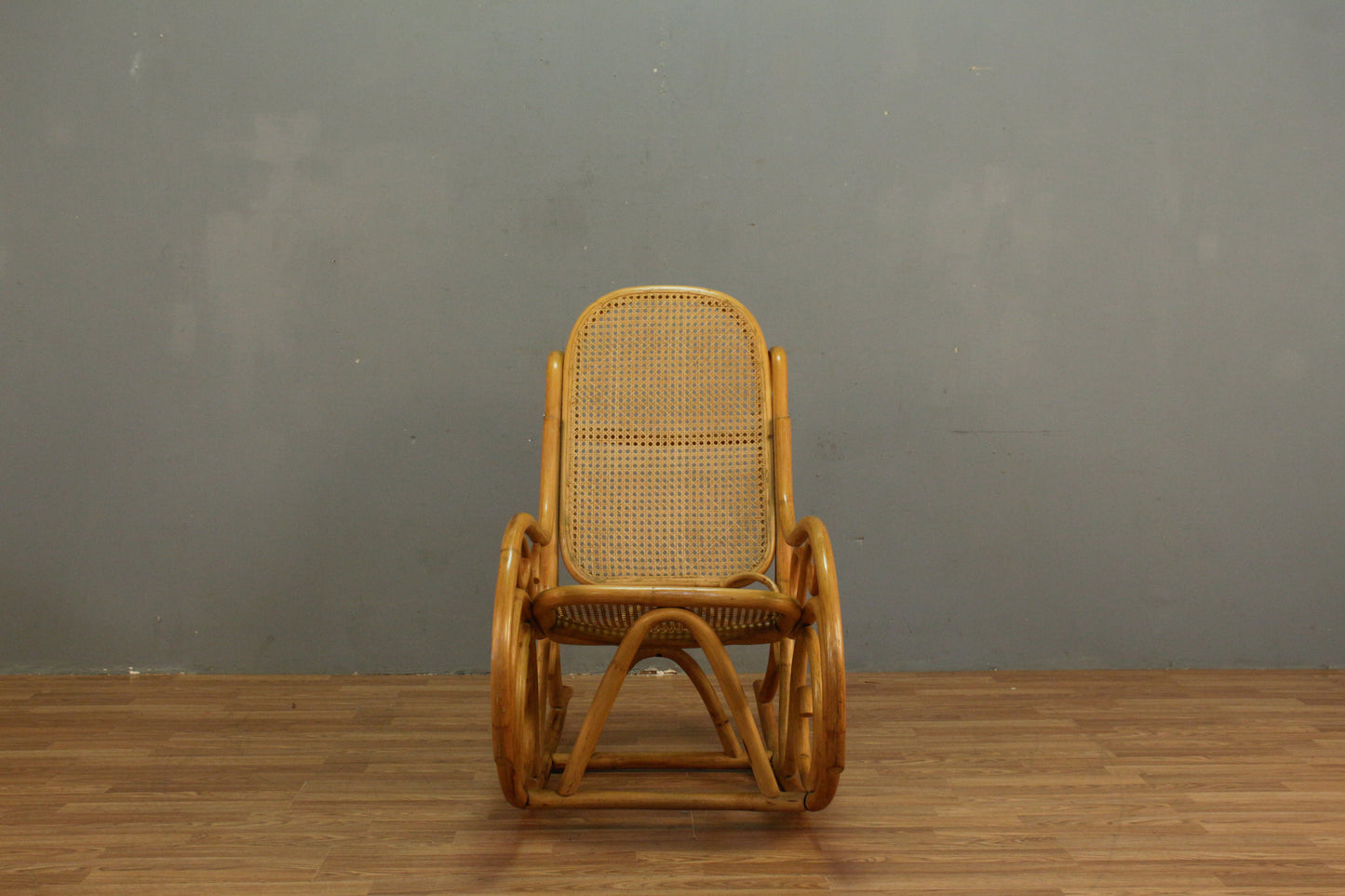 Thonet-Style Rattan & Cane Rocking Chair - ONLINE ONLY