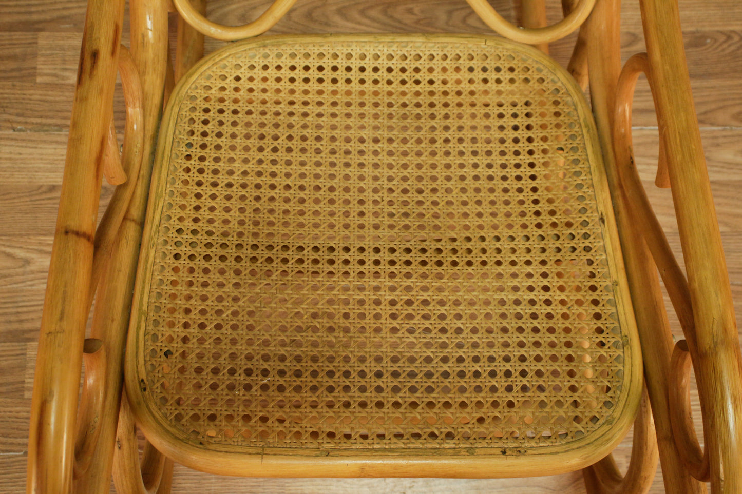 Thonet-Style Rattan & Cane Rocking Chair - ONLINE ONLY