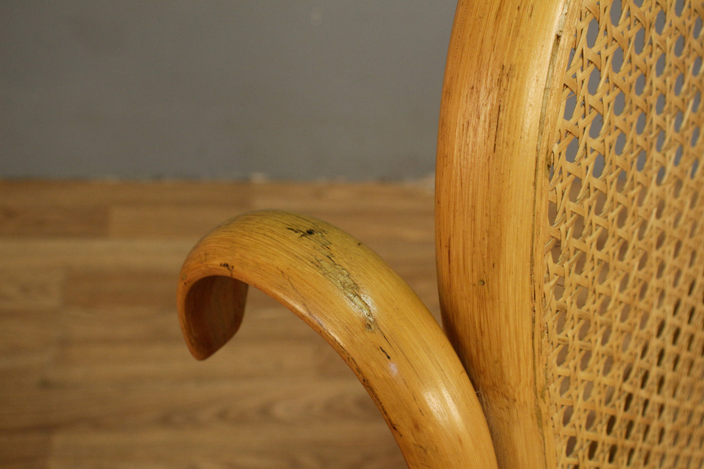 Thonet-Style Rattan & Cane Rocking Chair - ONLINE ONLY