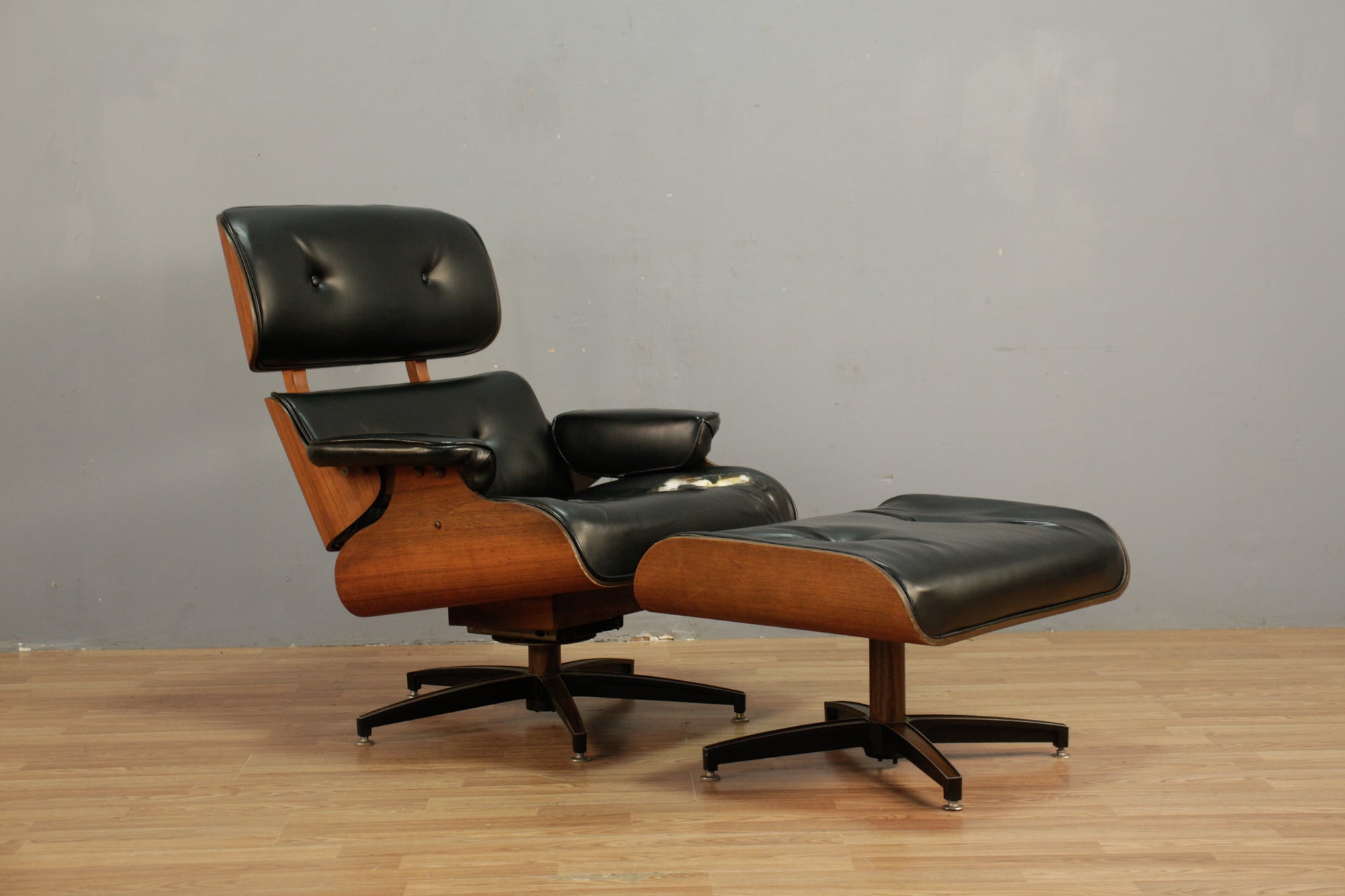 Eames-Style Project Lounge Chair & Ottoman - ONLINE ONLY
