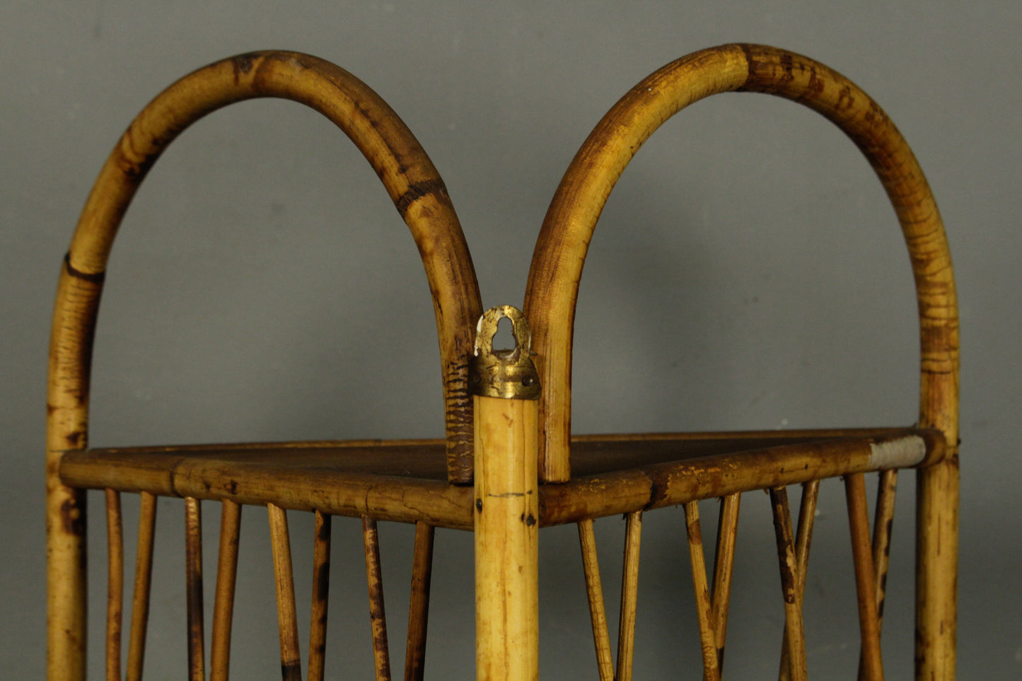 Small Bamboo Corner Shelf
