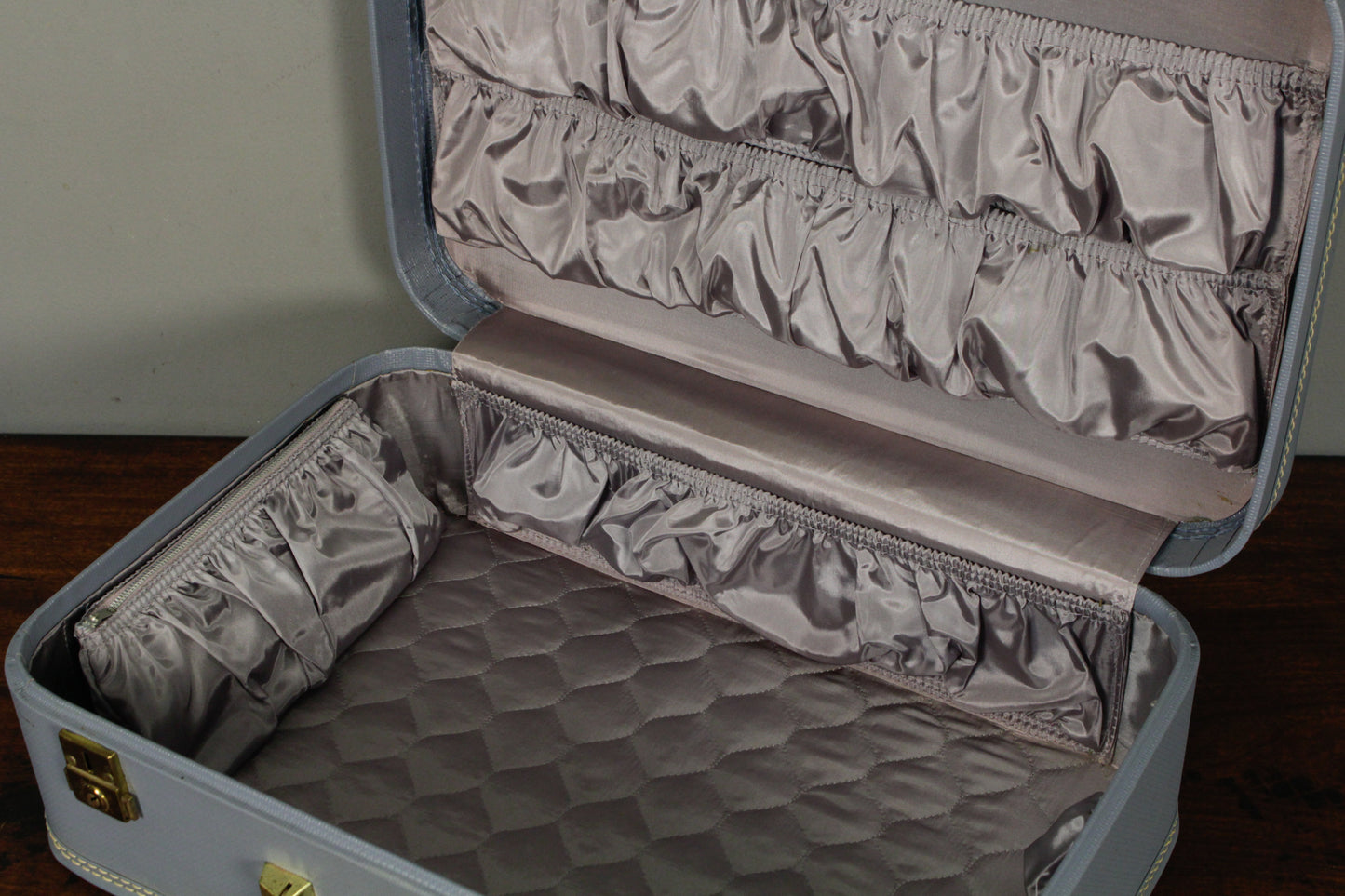 Lady Baltimore Blue Suitcase