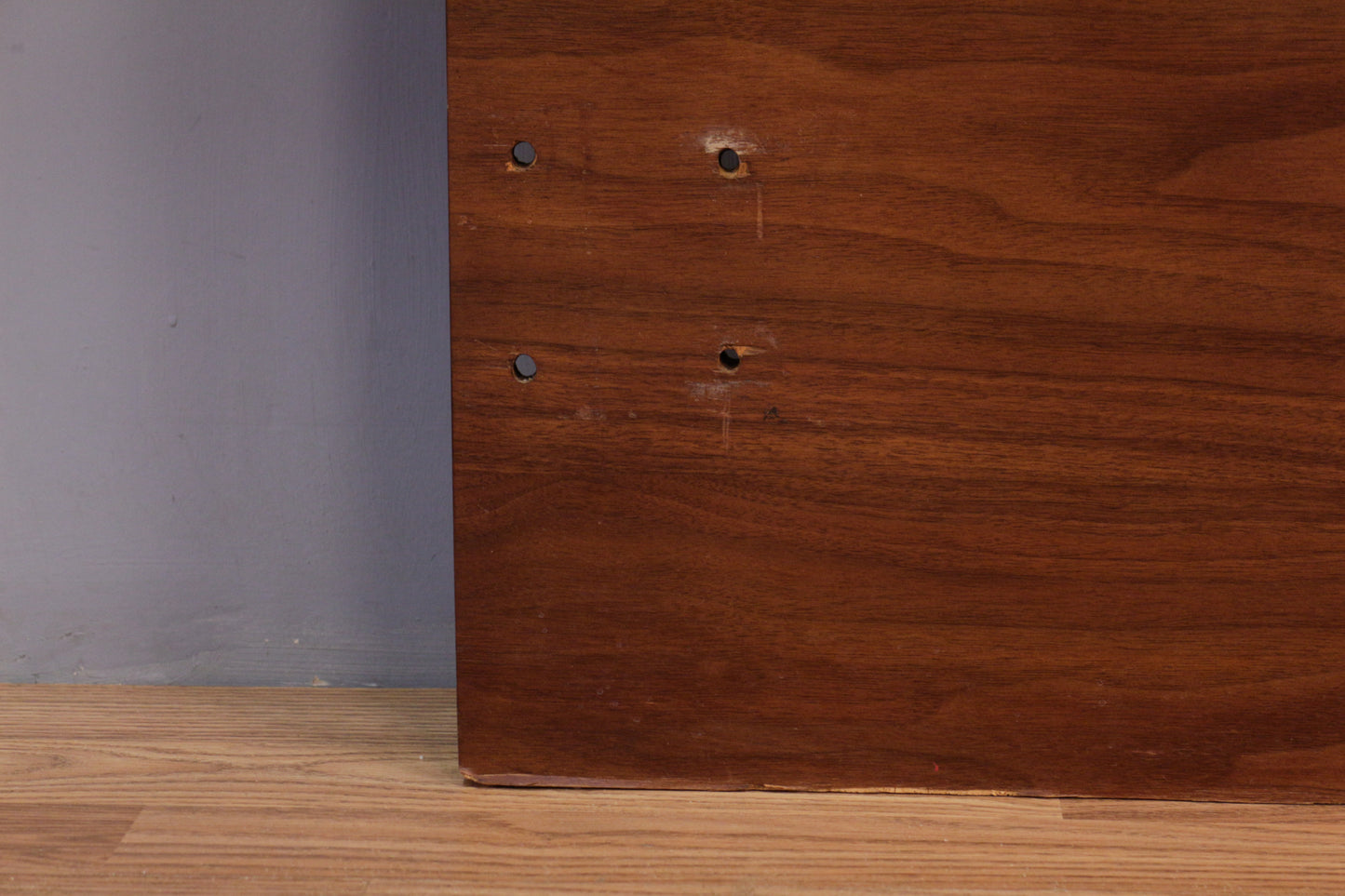 Extra-Wide Walnut Illuminated Full Headboard - ONLINE ONLY