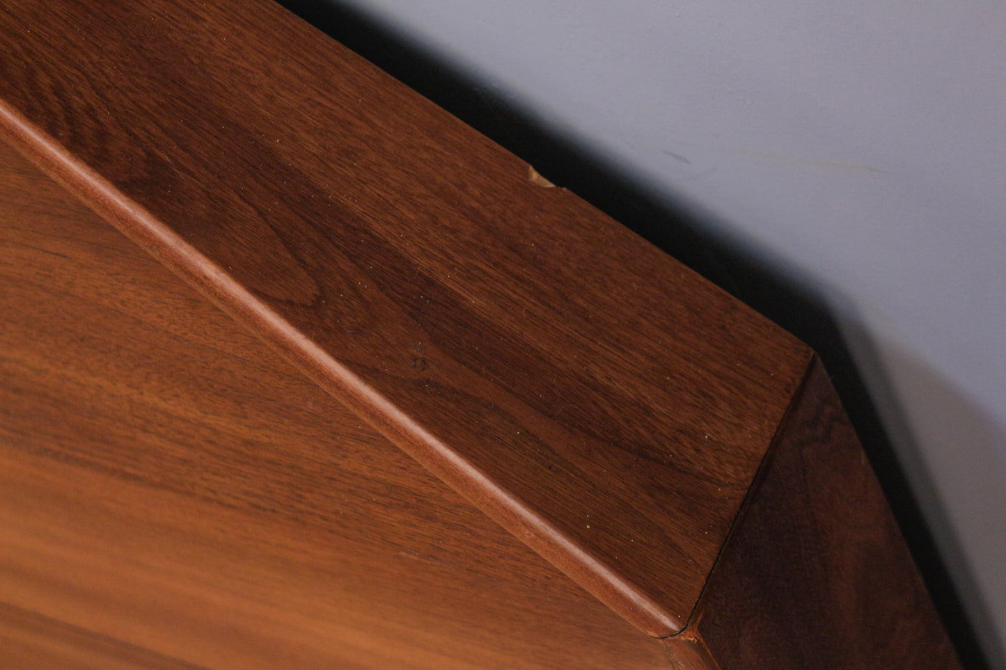 Extra-Wide Walnut Illuminated Full Headboard - ONLINE ONLY