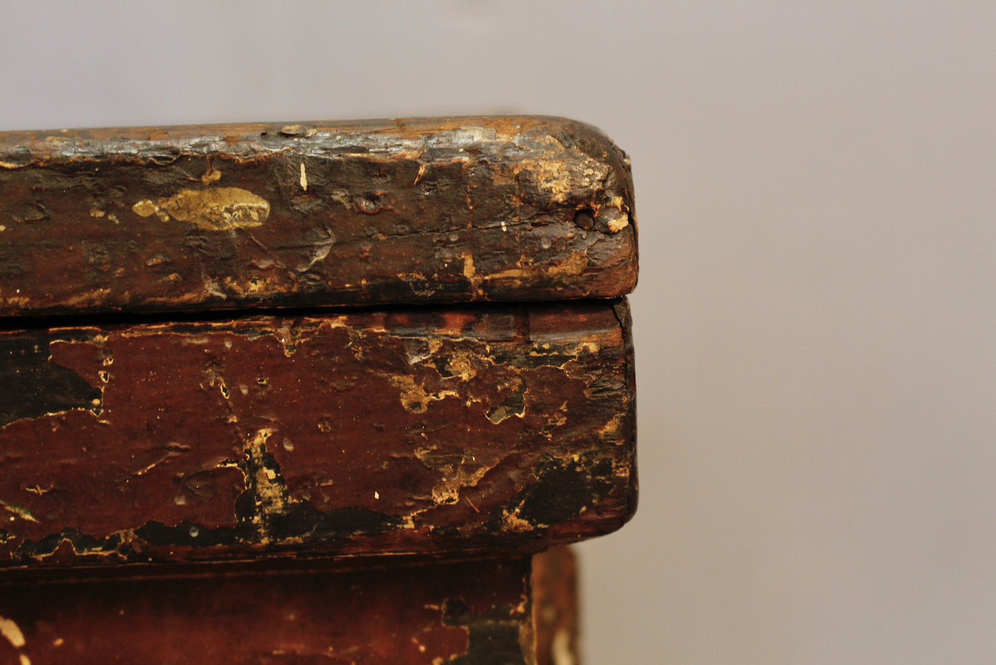 Small Distressed Wooden Chest