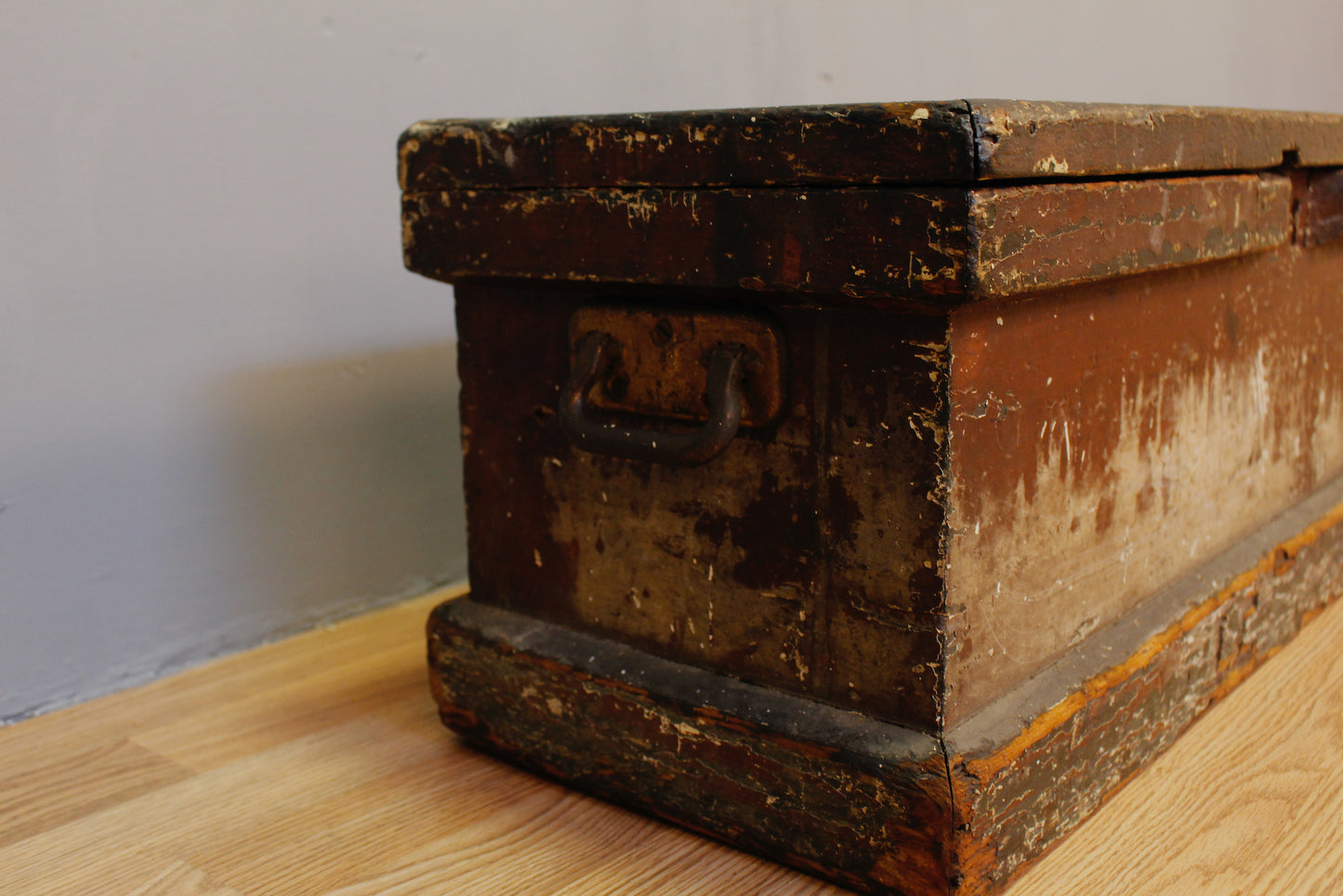 Small Distressed Wooden Chest