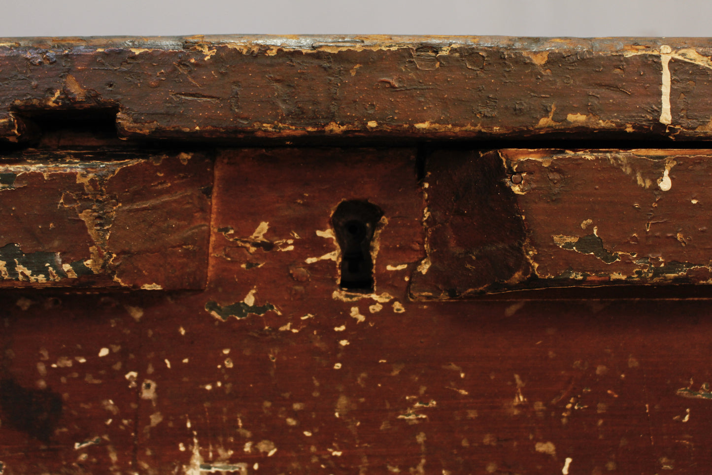 Small Distressed Wooden Chest