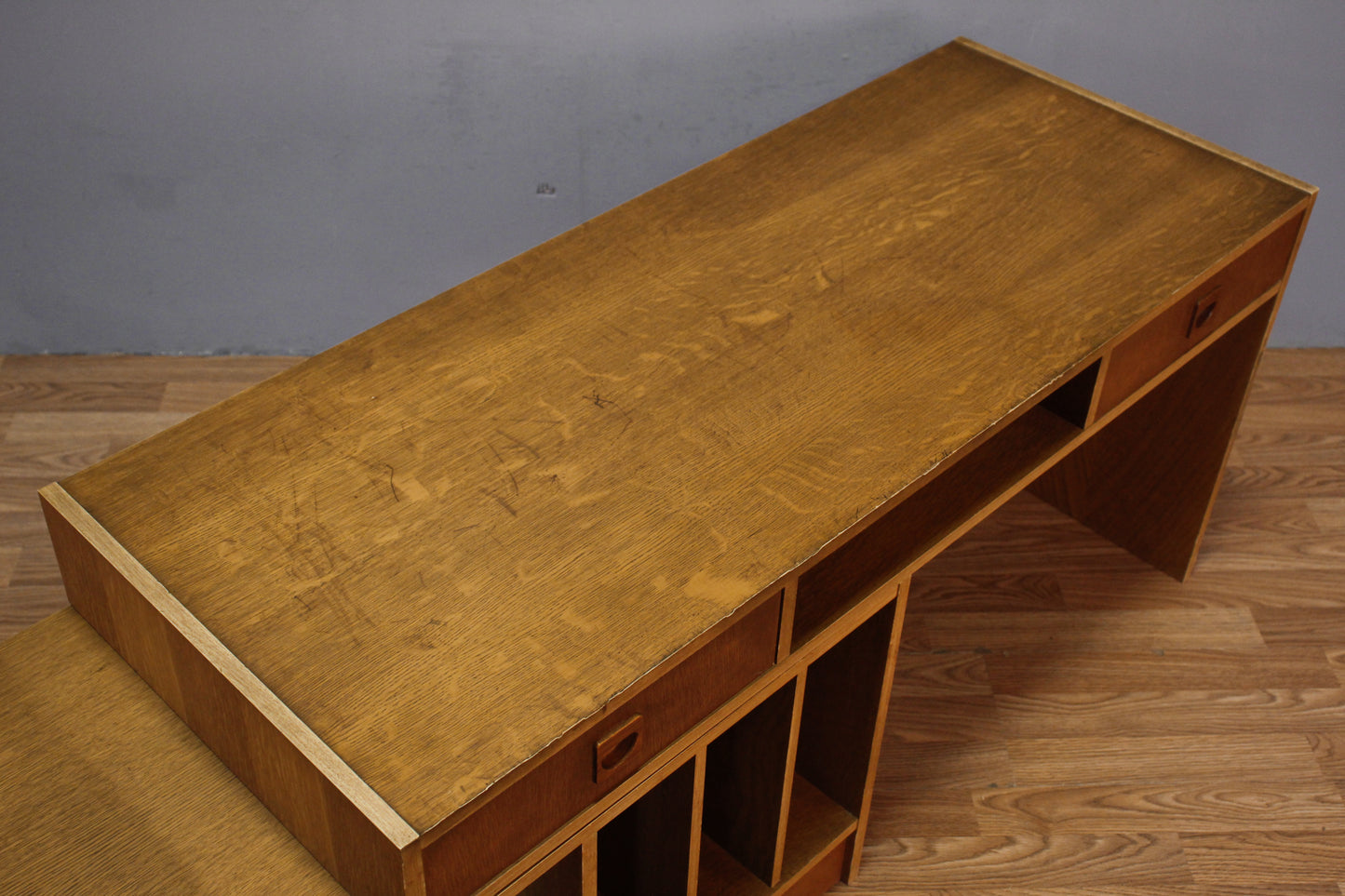 Two-Toned Danish Teak Expanding Console