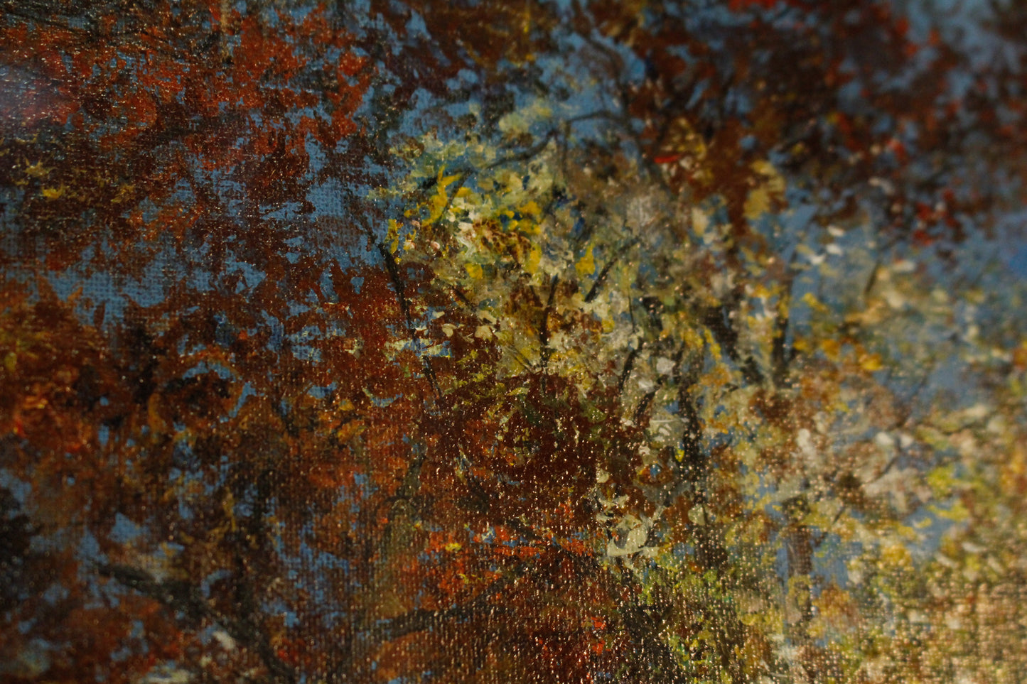 "Autumn Scene" Oil Painting