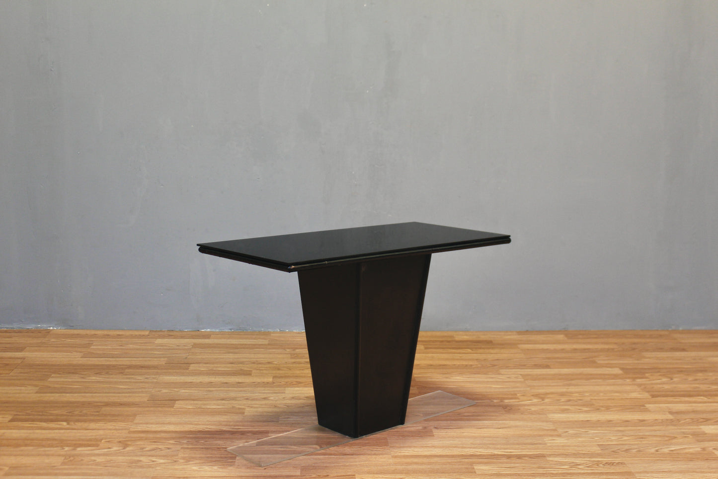 Black Pedestal Occasional Table