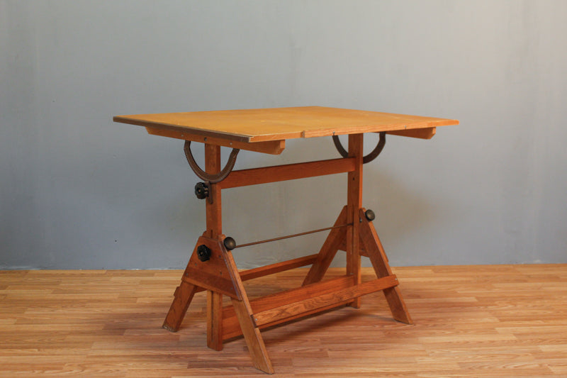 Large Industrial Drafting Table - ONLINE ONLY