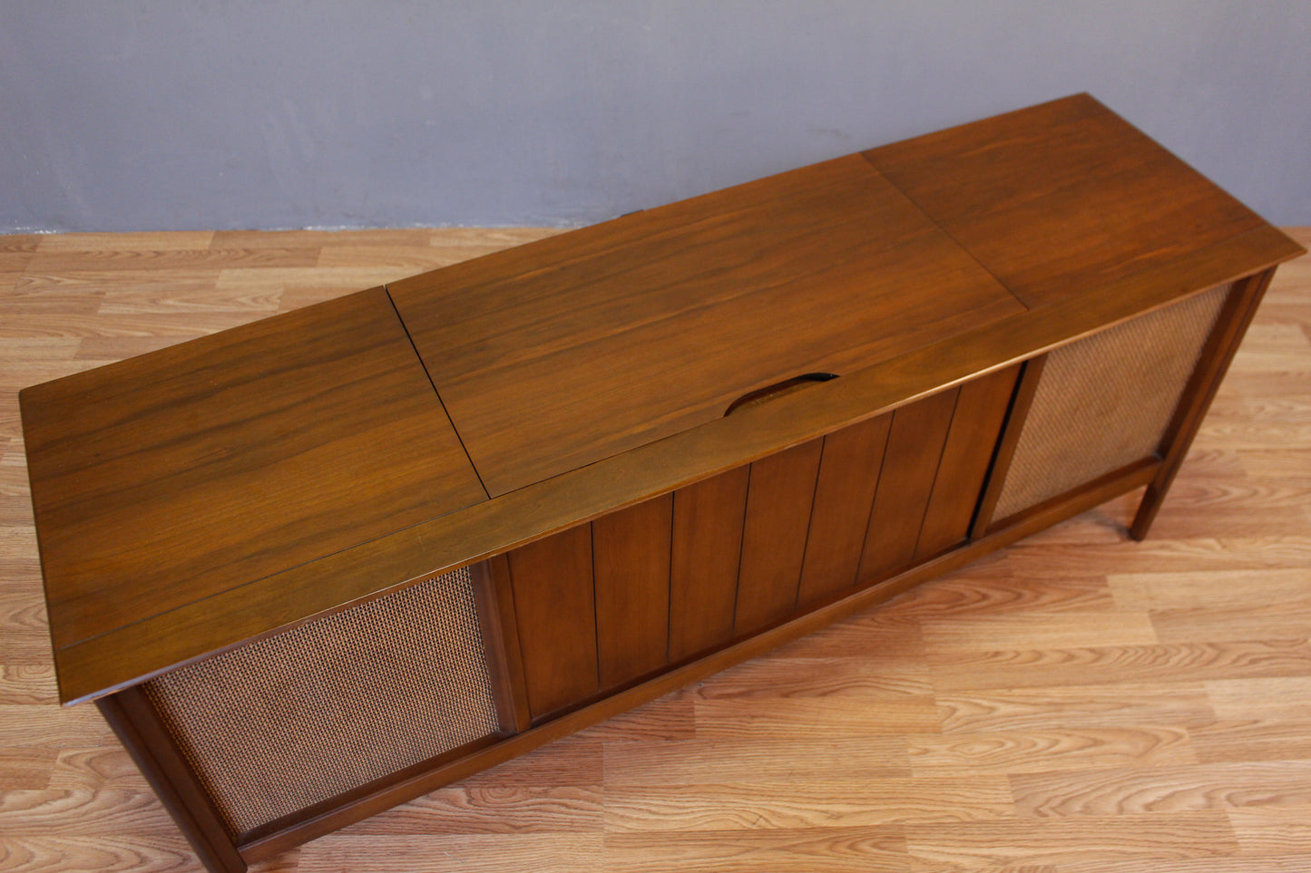 Low Admiral Mid Century Prop Stereo Cabinet - ONLINE ONLY