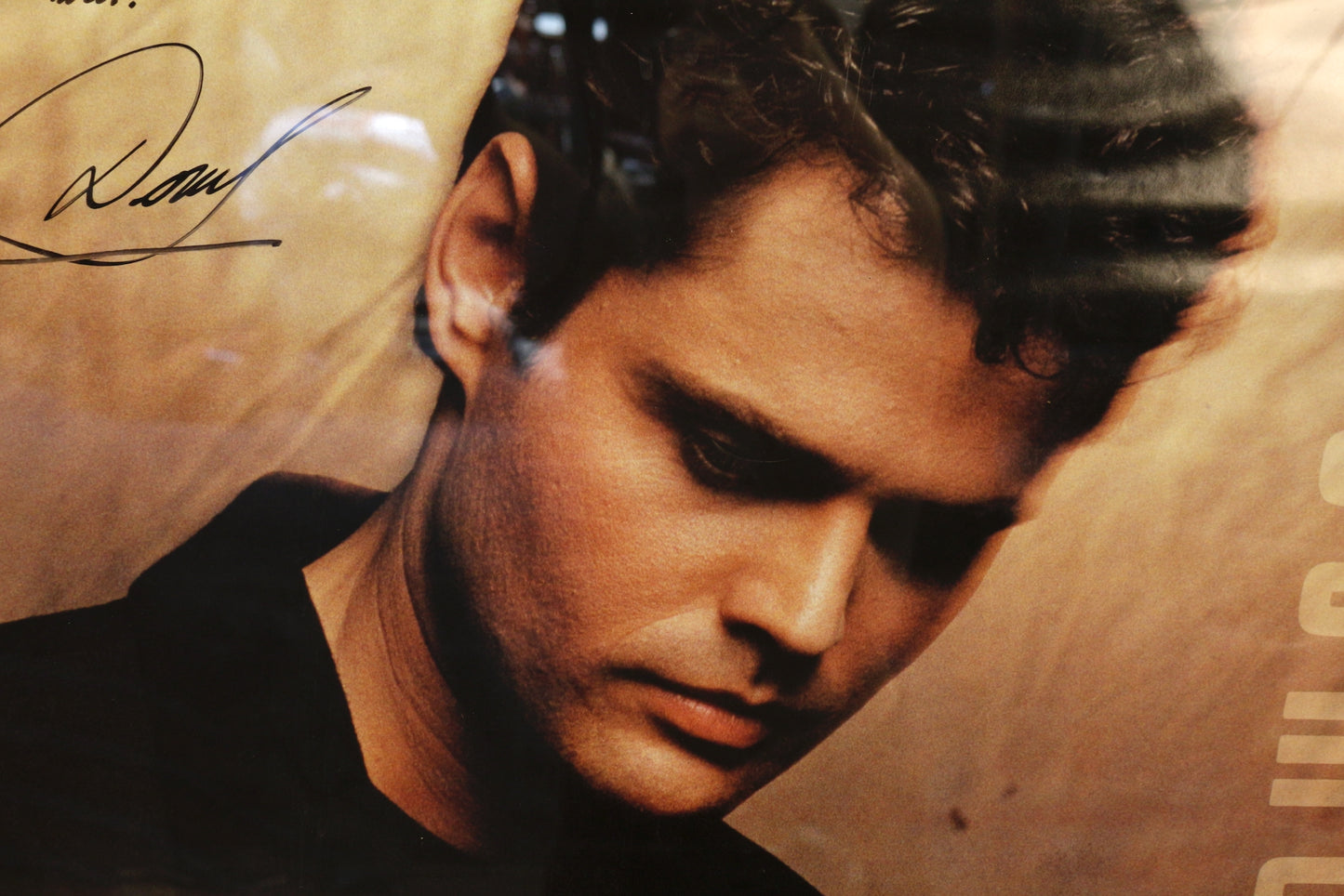 Autographed 1980s Donny Osmond Poster