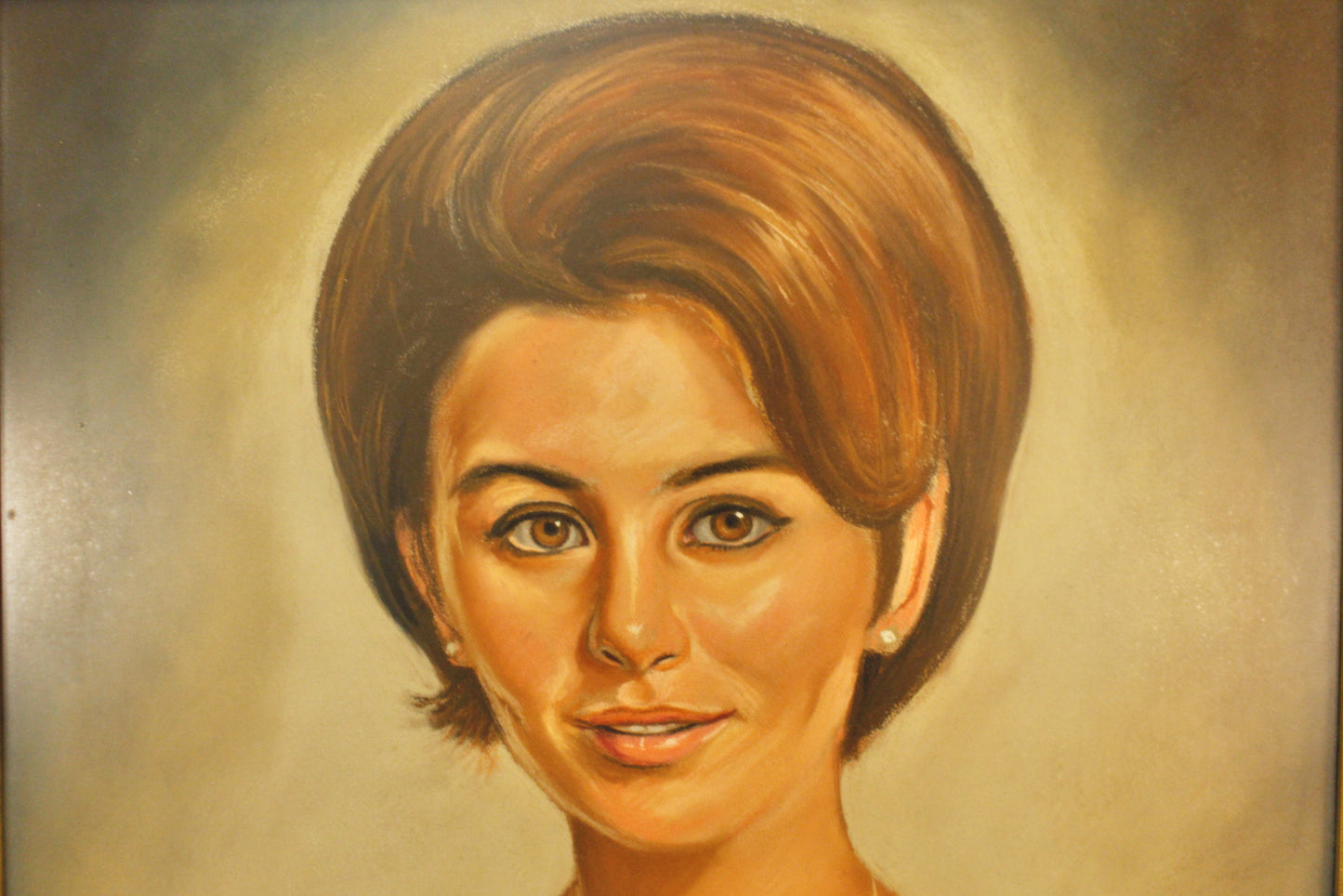 "20th Century Woman" 1960s Painting