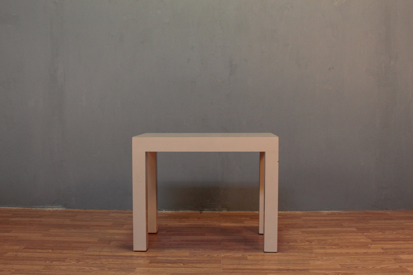 Ecru Laminate Parsons End Table