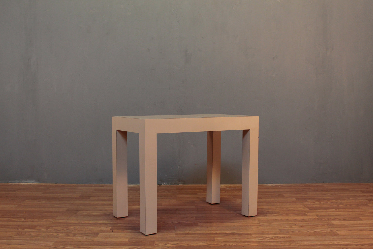 Ecru Laminate Parsons End Table