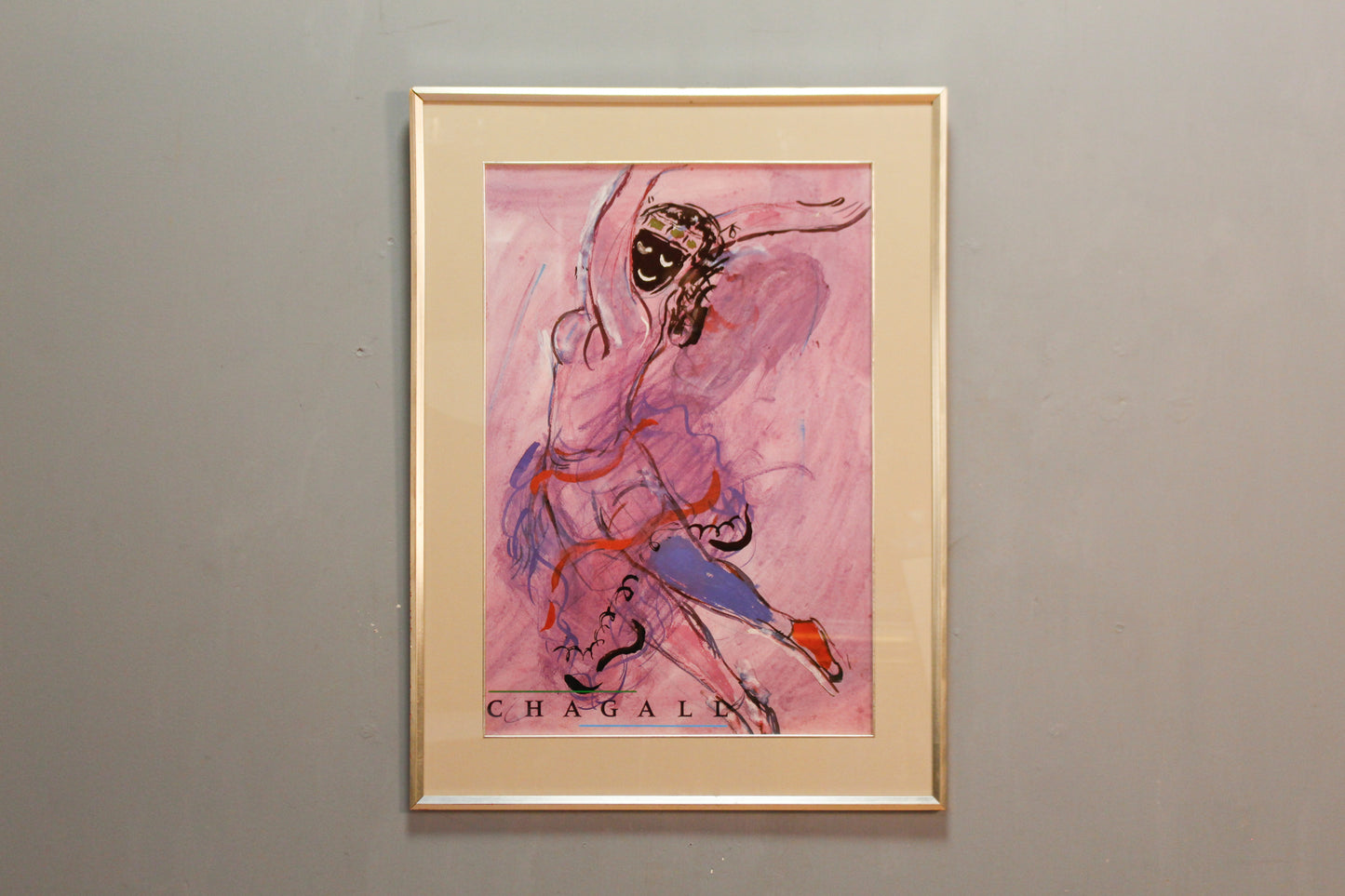 Chagall "Violet Dancer" Print