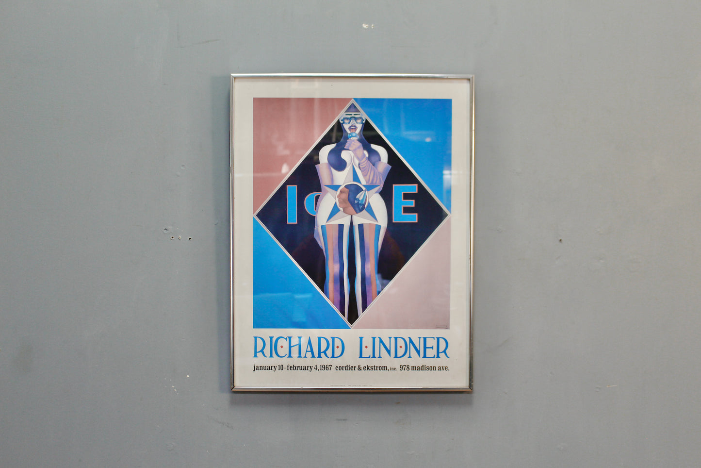 "Ice" Richard Lindner 1967 Print