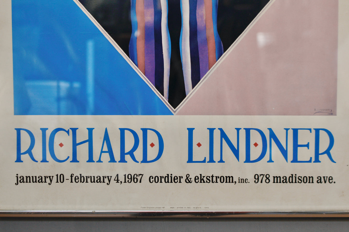 "Ice" Richard Lindner 1967 Print
