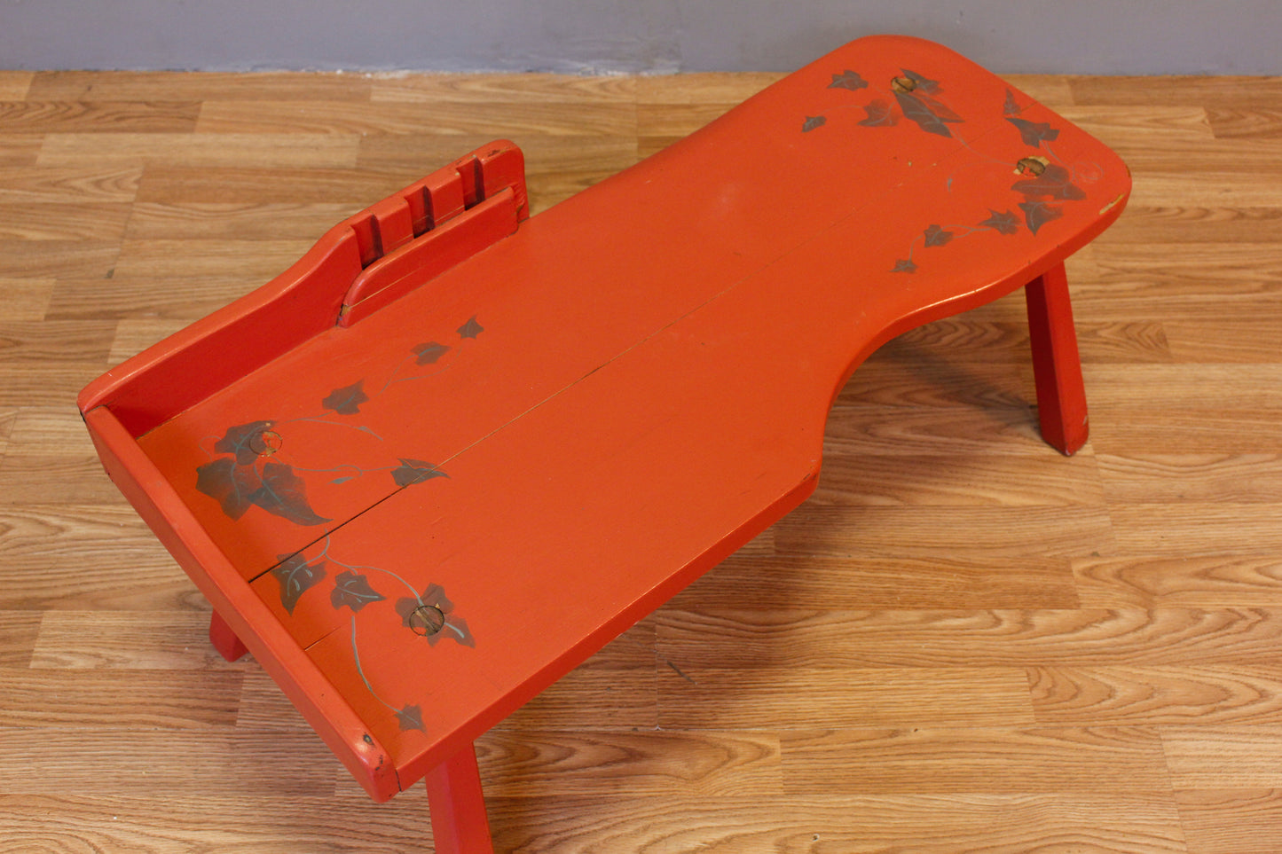 Deco Painted Red Ivy Coffee Table