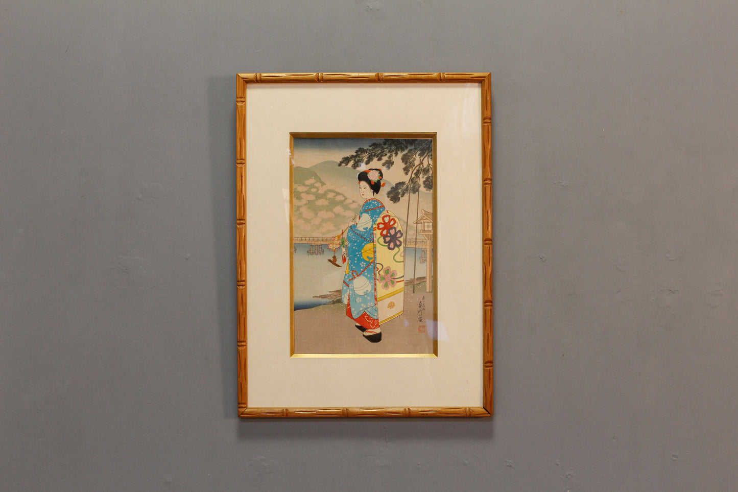 "Maiko in Summer" Japanese Print