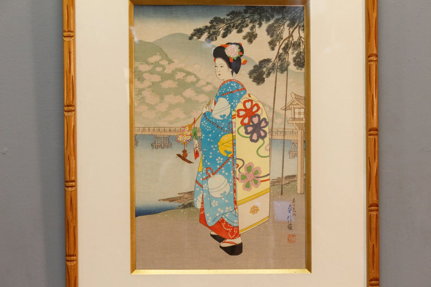 "Maiko in Summer" Japanese Print