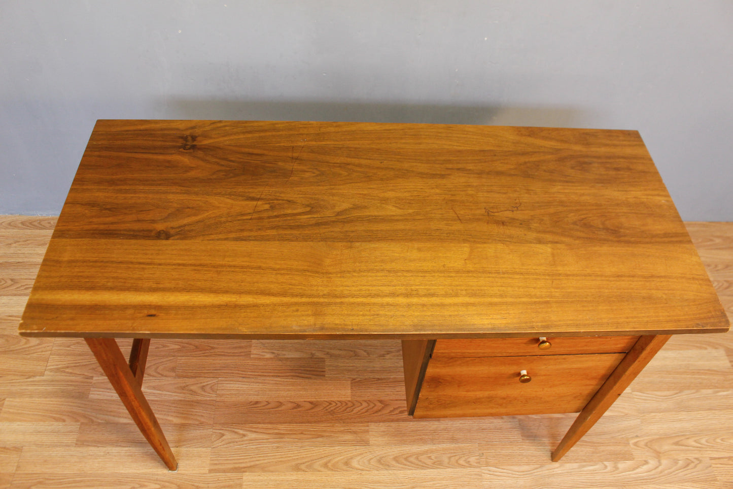 Mid Century Laminate Square End Table - ONLINE ONLY
