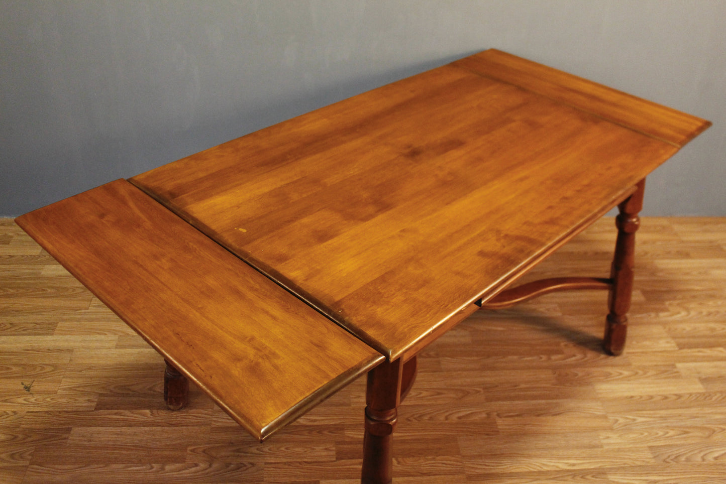 Maple Dining Table with Built-In Leaves - ONLINE ONLY