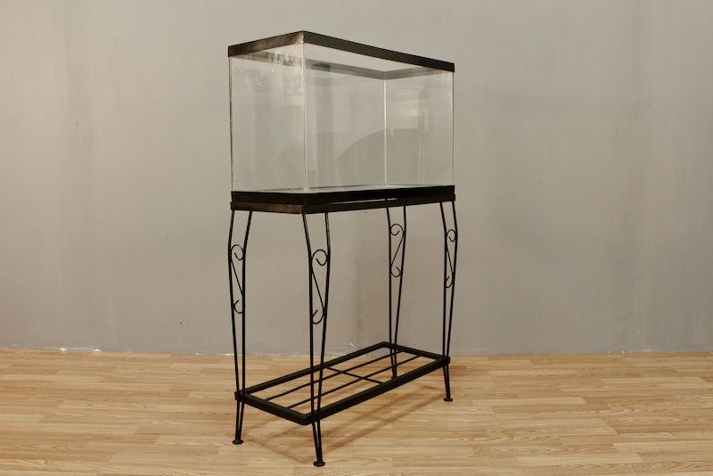 Glass Tank with Curlicue Stand - ONLINE ONLY