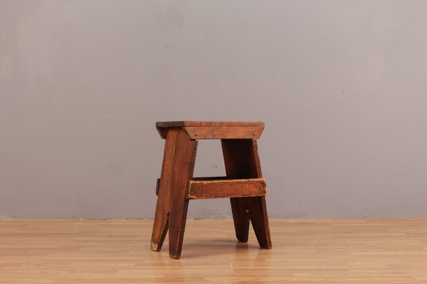 Rustic Wooden Stool E