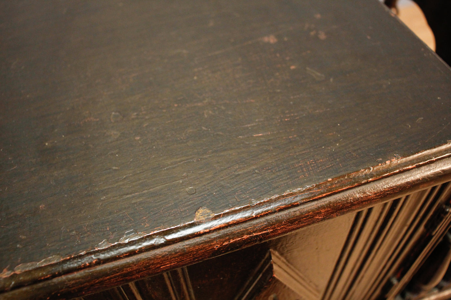 Antique Humidor Caddy End Table