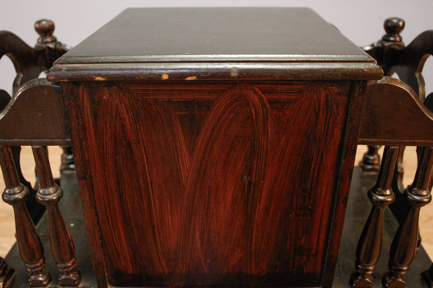 Antique Humidor Caddy End Table